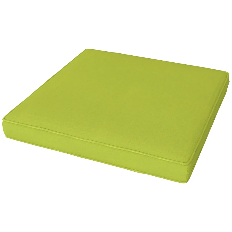 Outsunny Outdoor 14pc Patio Rattan Sofa Set Cushion Polyester Cover Replacement Set - No Cushion Included Light Green