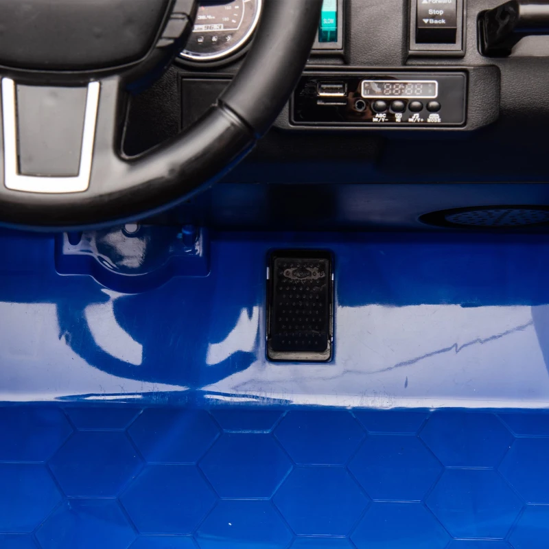 24V 200W Motors 2-Seater Kids Ride On Truck with Parent Control, Ride on Toys with Bluetooth, and Seat Belts, Suitable for Kids Aged 3+, Blue