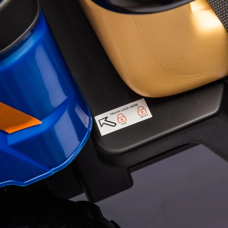 24V Remote Kids Ride On UTV with 2-Seater and Automatic Tipping Bucket, Ride On Dump Truck with Slow Start, LED Lights, for Ages 3-8, Blue