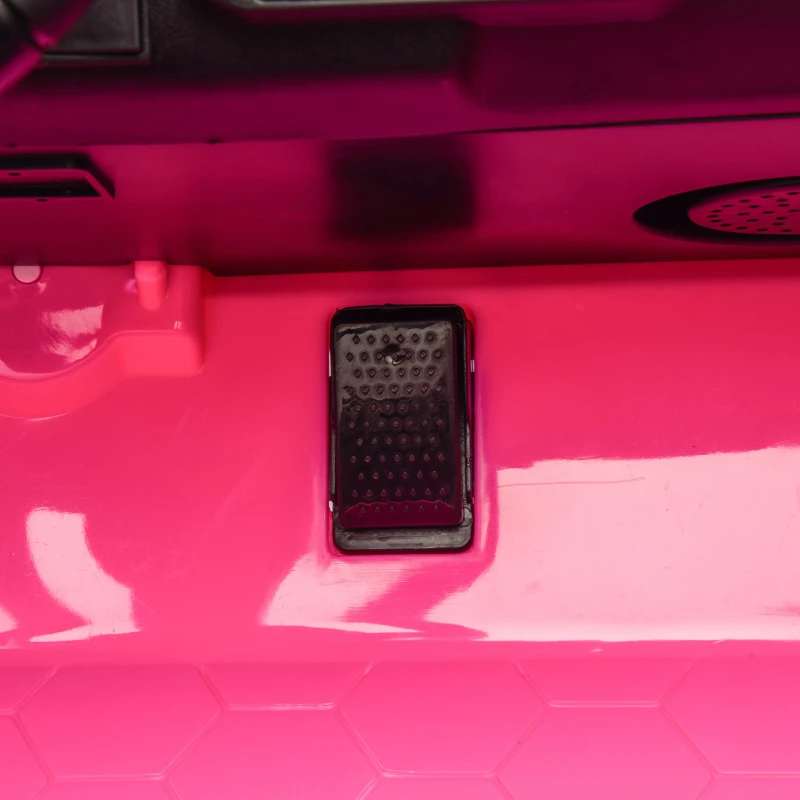 24V 200W Motors 2-Seater Kids Ride On Truck with Remote Control, Ride on Toys with Bluetooth, and Seat Belts, Suitable for Kids Aged 3+, Pink