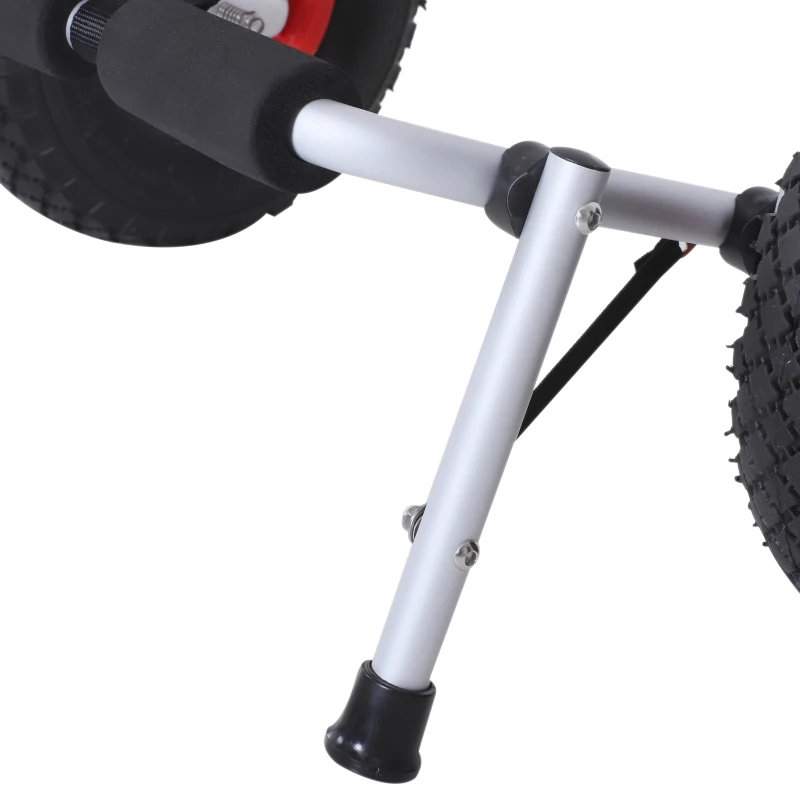 Soozier Kayak Cart Canoe Dolly for Carrying Paddleboard, Kayak Trolley Cart with Aluminum Frame & Folding Design