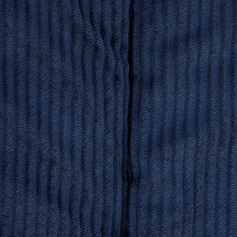 Outsunny Folding Camping Cot with Mattress & Pillow, Double Layer Oxford Heavy Duty Sleeping Cot with Carry Bag Blue