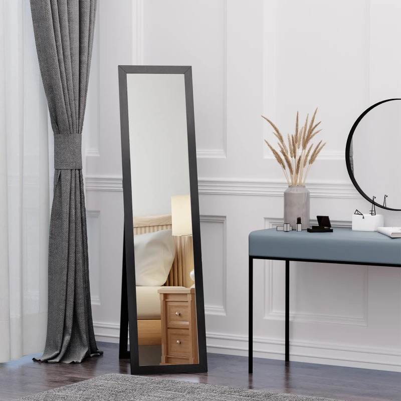 HOMCOM Full Length Mirror for Bedroom, Free Standing Dressing Mirror, Wall Mirror for Living Room, 15" x 61"