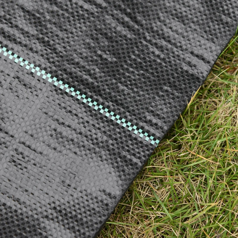 Outsunny 6.6ftx164ft Gardener Premium Weed Barrier 3.5OZ Landscape Fabric Durable & Heavy-Duty Weed Block Gardening Mat