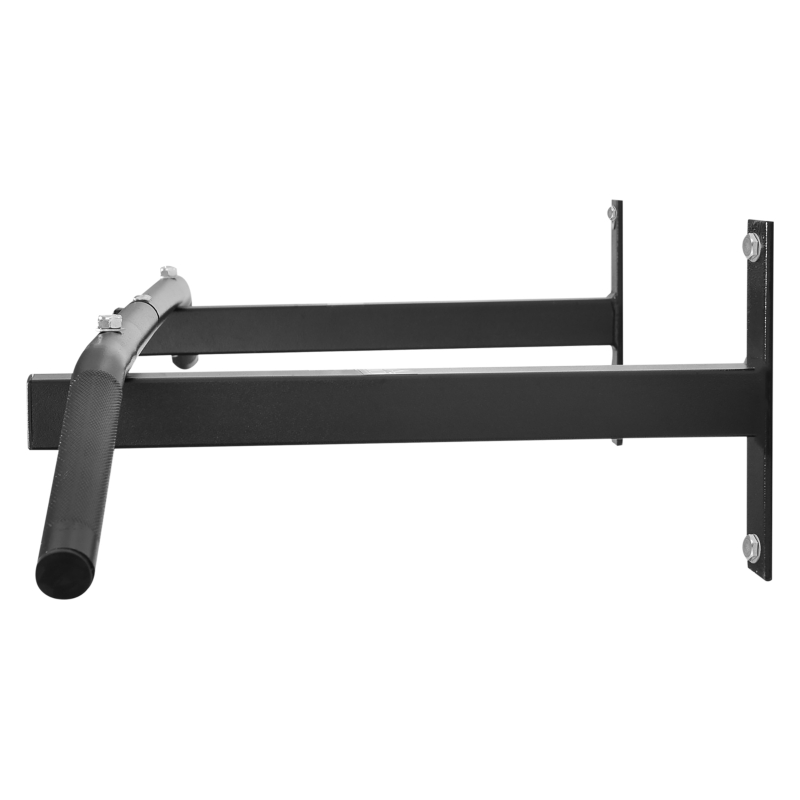 Soozier Wall Mounted Pull Up Bar Upper Body Pull Up Training Workout Home Gym Exerciser Black