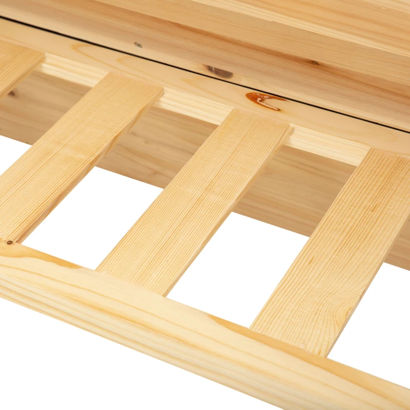 Outsunny 47'' 3-Tiers Raised Garden Bed Raised Planter Boxes Wooden Plant Stand with Side Hooks & Storage Clapboard, Great for Flowers Herbs Vegetables