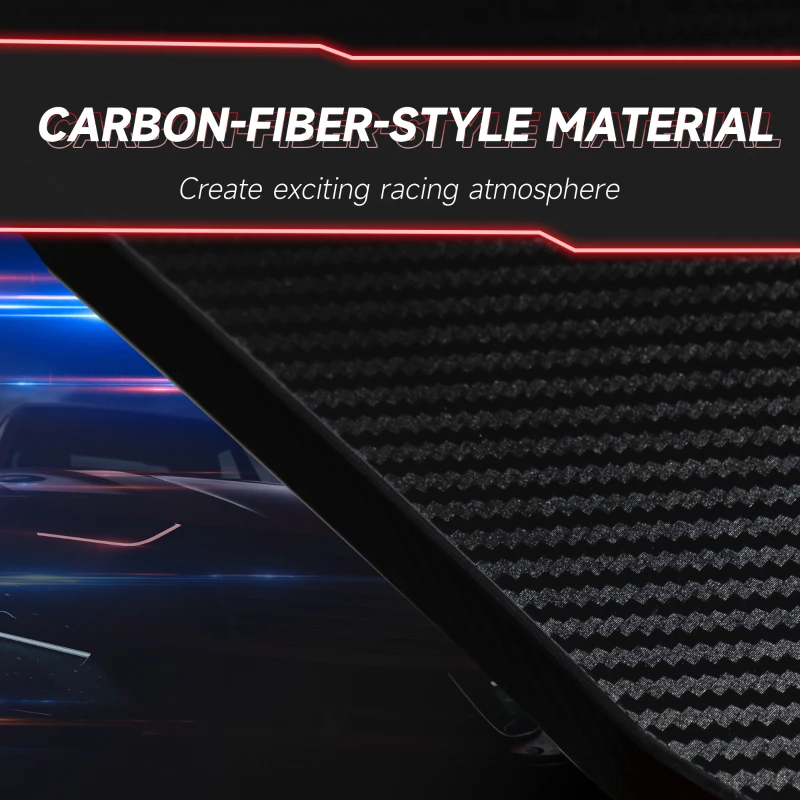 HOMCOM L-Shaped Desk, 57 Inch Corner Desk, Computer Table, Writing Workstation for Home Office with Cable Management, Black