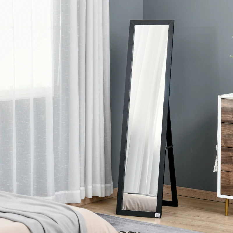 HOMCOM Full Length Mirror for Bedroom, Free Standing Dressing Mirror, Wall Mirror for Living Room, 15" x 61"