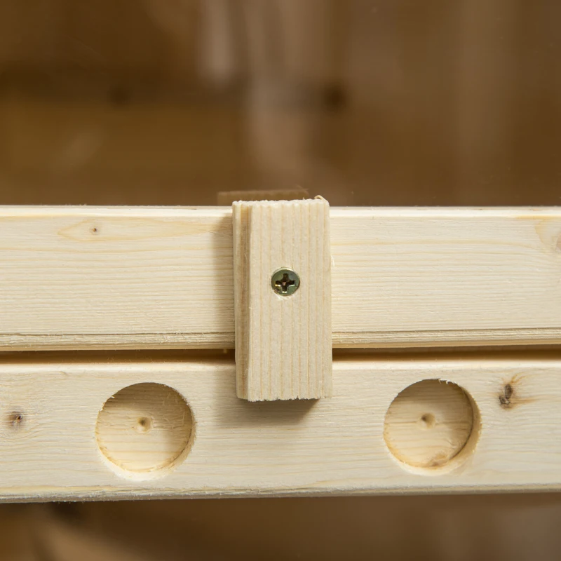 PawHut 5 Tier Fir Wood Hamster Cage Mouse Rats Small Animals Play House Exercise Activity Center