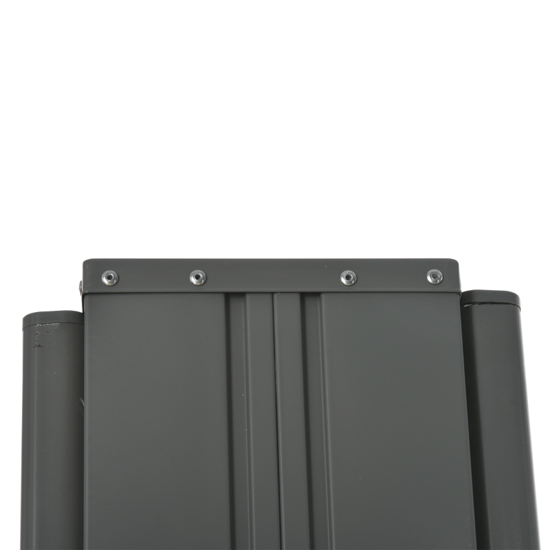 Outsunny 236" x 71" Outdoor Privacy Wall, Double Retractable Side Awning, Patio Screen for Garden, Balcony, Cream White