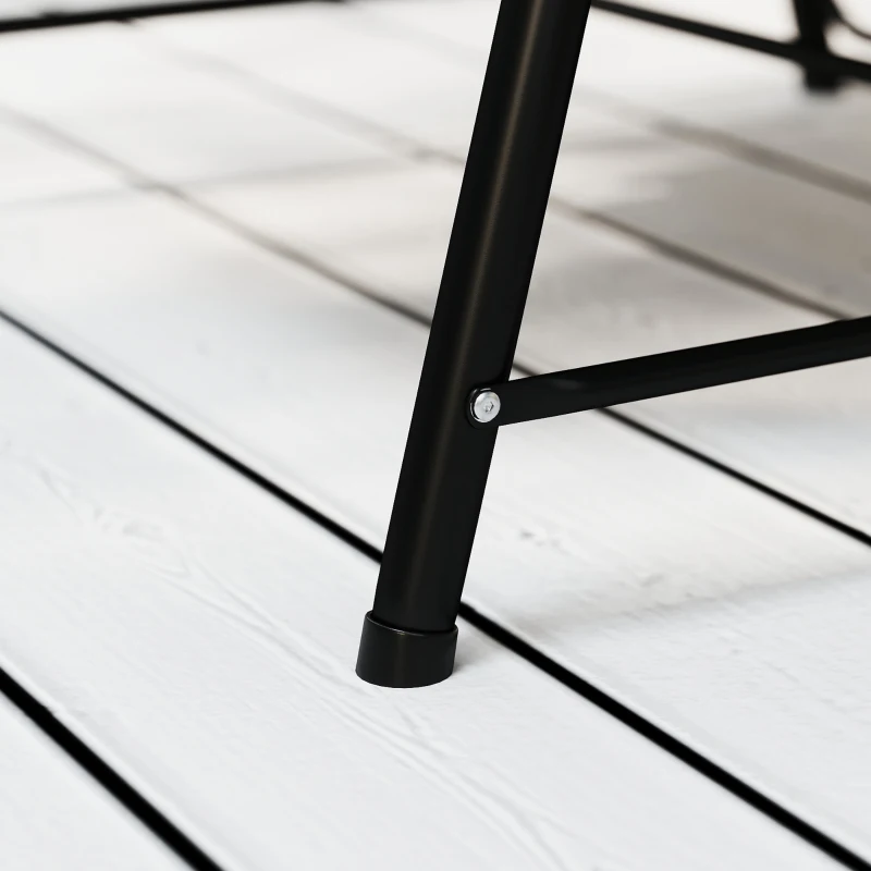 Outsunny Rattan Hammock Chair with Stand Included, Hanging Swing Chair with Stand and Seat Cushion, Light Grey