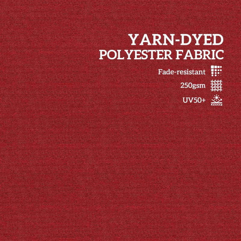 Outsunny Outdoor Cushions Set of 2 for Dining Chairs, Outdoor Seat Cushions with Back, Fade-Resistant Yarn-Dyed Polyester, Wine Red