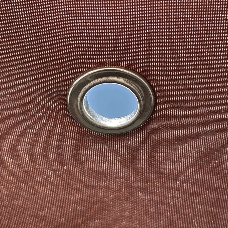 Outsunny 13' x 11' Hexagonal Party Tent, Canopy Tent with Nettings, Zipped Doors for Garden, Patio, Outdoor, Brown