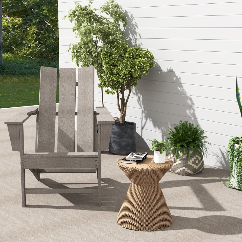 wide plastic outdoor chairs