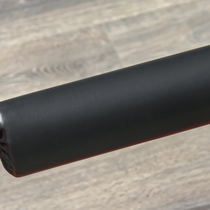 Soozier Bulgarian Split Squat Stand, 12-Level Adjustable Single Leg Squat Stand for Lower Body Strength Training, Red