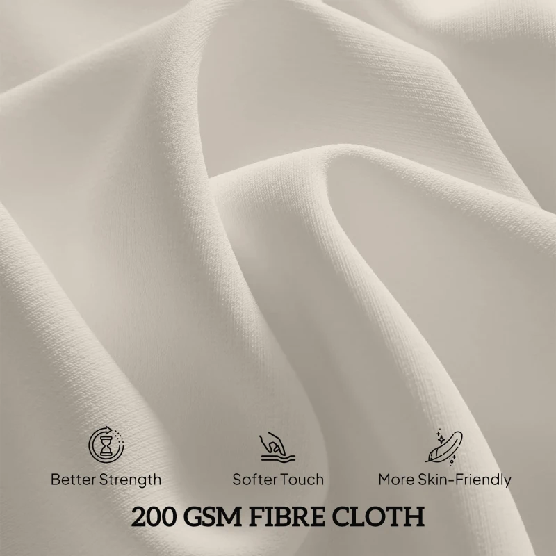 Outsunny 3 Piece Outdoor Bistro Set, Wood Effect Metal Patio Set with Wide and Deep Chairs, Round Table, Cushions, Cream White