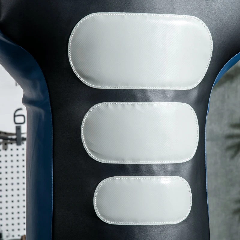 Soozier Free Standing Punching Bag, Height Adjustable Boxing Bag with Fillable Base, Pu-Wrapped for Youths Adults Fitness Training, Home Gym Use, Multi-colour