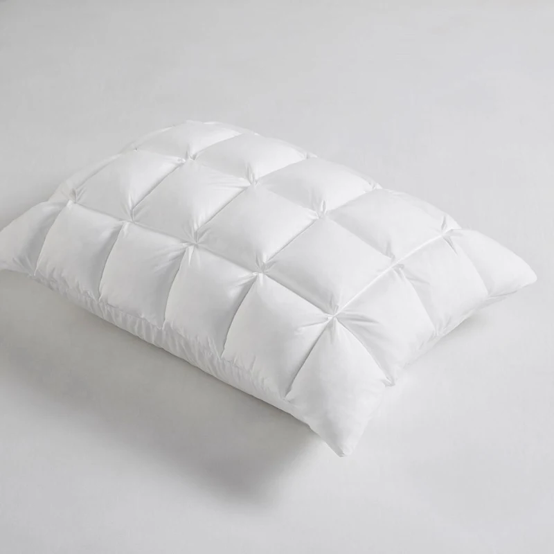 Luxuriously Soft Overfilled Pillow Protector with 100% Polyester Microfiber, 3D Puff Stitching, Zipper Closure, 36" L x 20" W x 0.13" H, White
