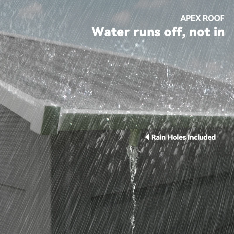 Outsunny 7.7' x 6.5' Outdoor Metal Garden Shed House Hut Gardening Tool Storage with Ventilation, Light Grey