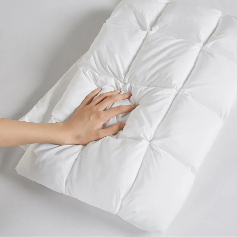 Luxuriously Soft Overfilled Pillow Protector with 100% Polyester Microfiber, 3D Puff Stitching, Zipper Closure, 36" L x 20" W x 0.13" H, White