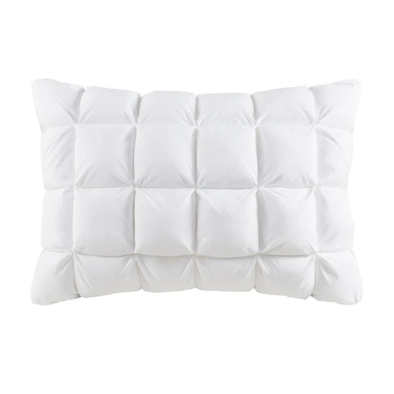 Luxuriously Soft Standard Overfilled Pillow Protector with 100% Polyester Microfiber, 3D Puff Stitching, Zipper Closure, 28" L x 20" W x 0.13" H, White
