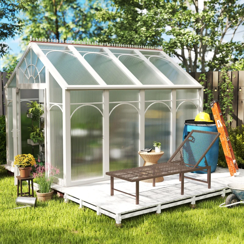 Outsunny Wicker Outdoor Lounge Chair, Rattan Reclining Patio Lounger Tanning Chair with Adjustable Back, Brown