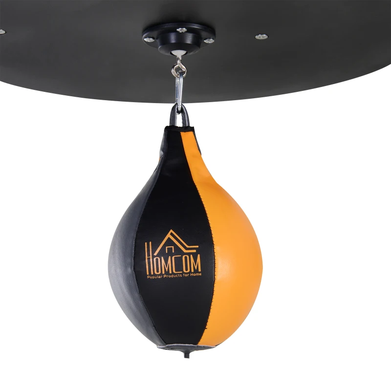 HOMCOM Punching Bag Holder and Speed Ball Exercise Punching Bag Stand with Punching Ball 45.25"L x 61.75"W x 87"H Load 220lb
