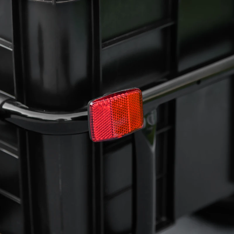 Aosom Multi-Functional Bike Trailer Steel Large Bike Luggage Cart Carrier Grey