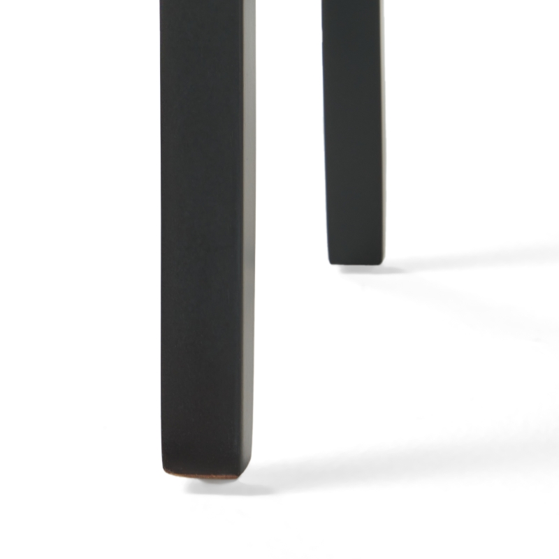 Elegant Barstool with Quilted Bonded Leather, Sturdy Wooden Legs, Curved Armrests, No Assembly Required, 21" L x 22" W x 38.5" H, Ivory