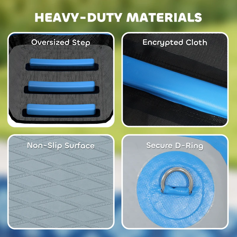 PawHut Floating Boat Ramp for Swimming Pets Up to 300 lbs, for Pool, Lake, Boat, Dock