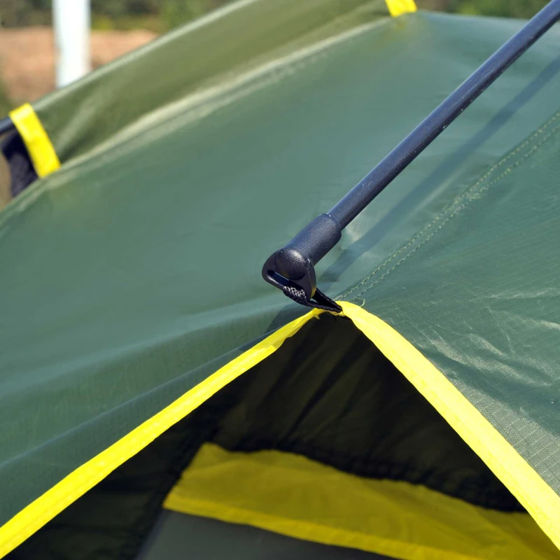 Outsunny 7' x 6' Lightweight 2 Person Pop-Up Camping Tent With Removable Waterproof Rainfly