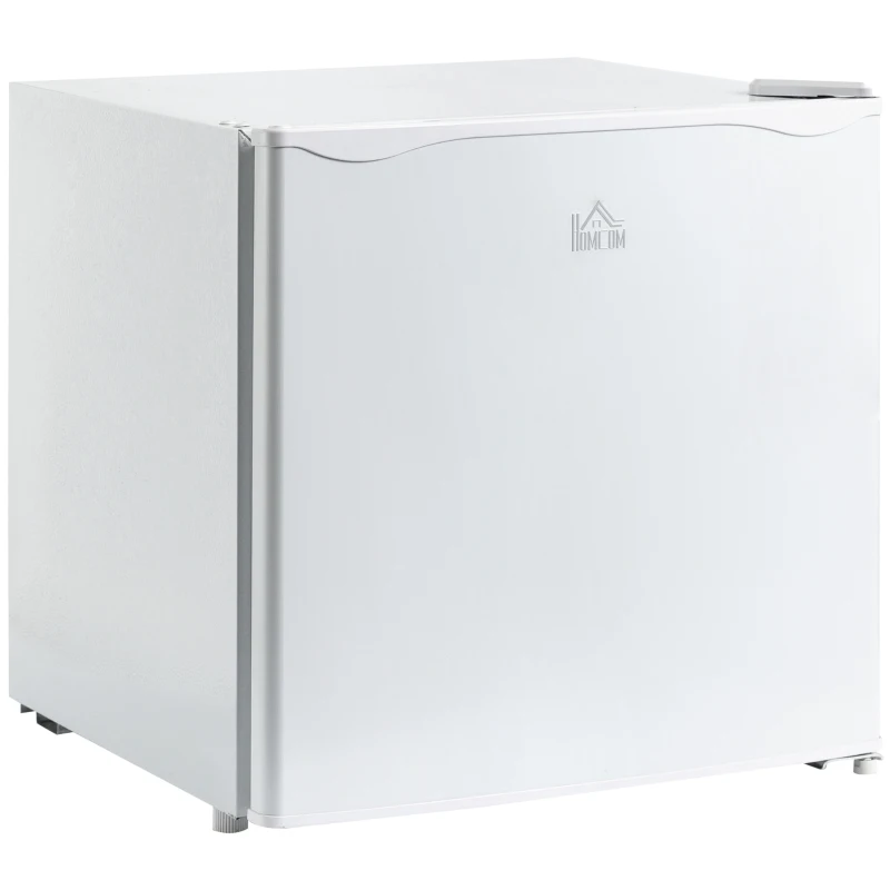 HOMCOM 1.1 Cu.Ft Countertop Mini Freezer, Compact Upright Freezer with Removable Shelves, White