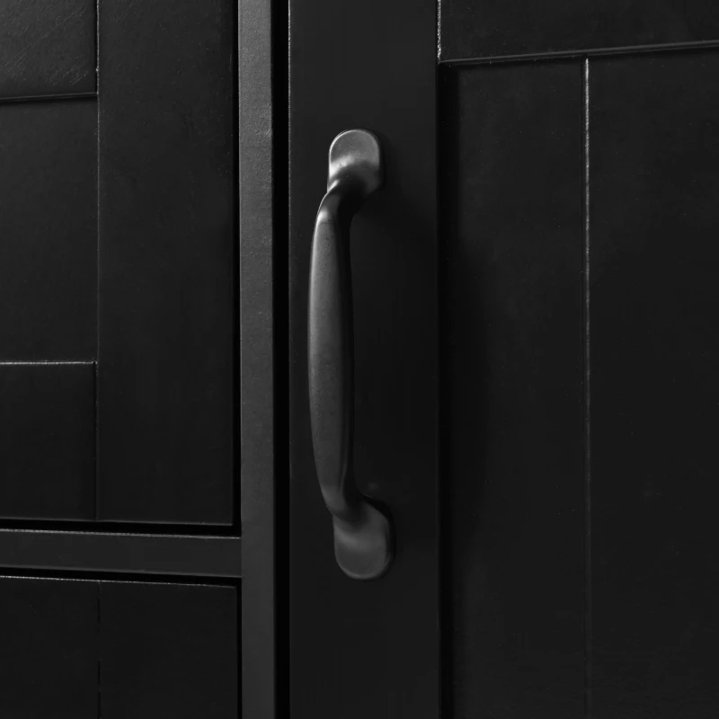 Kitchen Island with 3 Drawers, 2 Drop Leaves, Power Outlet, Spice Rack, Rolling Cart for Kitchen, Dining Room, 56" L x 33.5" W x 36.5" H, Black