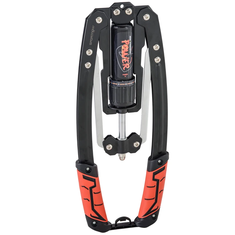 Soozier Twister Arm Trainer, Adjustable 22- 440lbs Hydraulic Power Exerciser, Home Chest Press Machine, Strength Training Fitness Equipment for Arm, Chest, Bicep, Abdomen, Shoulder