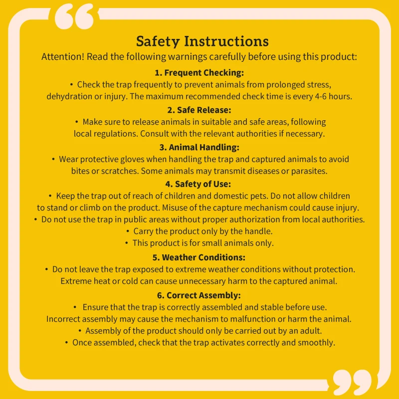 Outsunny One-Door Live Animal Trap, Animal-Friendly Humane Catch & Release Steel Cage for Rats, Mice, 26" x 9.4" x 12"