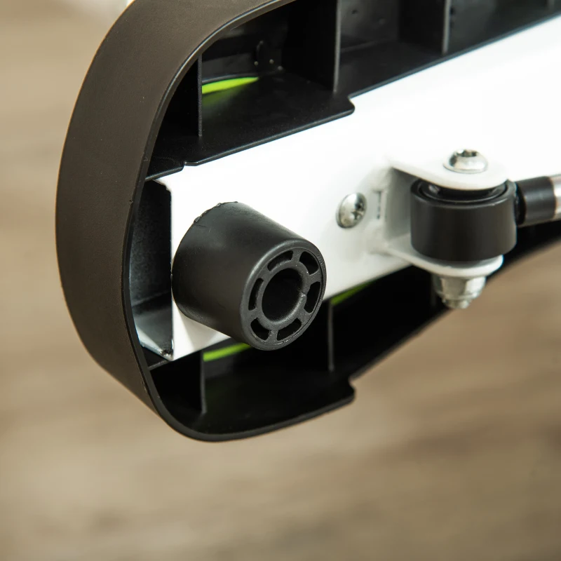 Soozier Twist Stepper Exercise Machine with Adjustable Resistance, LCD Screen - White & Green