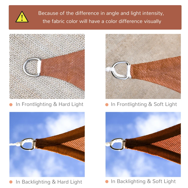 Outsunny Rectangle 13' x 20' Canopy Sun Sail Shade Garden Cover UV Protector Outdoor Patio Lawn Shelter with Carrying Bag (Red)