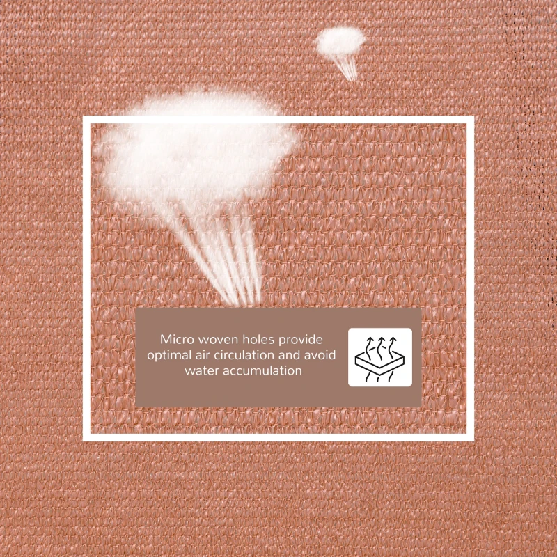 Outsunny Rectangle 13' x 20' Canopy Sun Sail Shade Garden Cover UV Protector Outdoor Patio Lawn Shelter with Carrying Bag (Red)