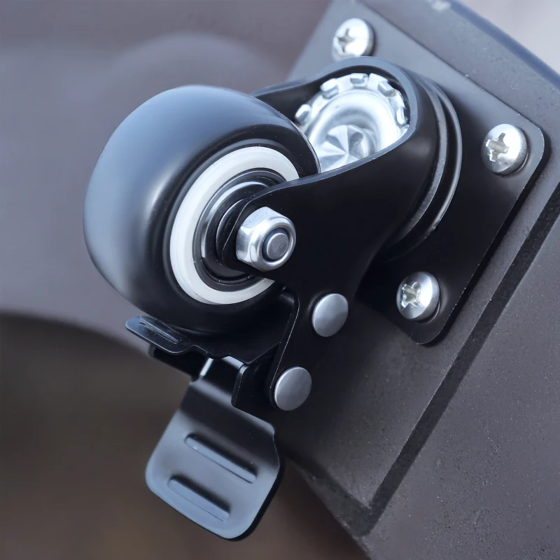 Outsunny 20.5" Round Parasol Base Resin Patio Umbrella Base Garden Parasol Holder Outdoor Offset Weight Stand with Wheels Black