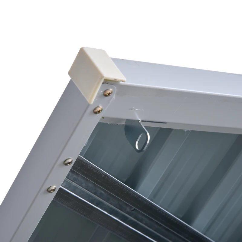 Outsunny 5ft x 3ft Outdoor Garbage Bin Storage Shed with Lockable Doors and Lid, Outside Storage Shed for Trash Can, Black