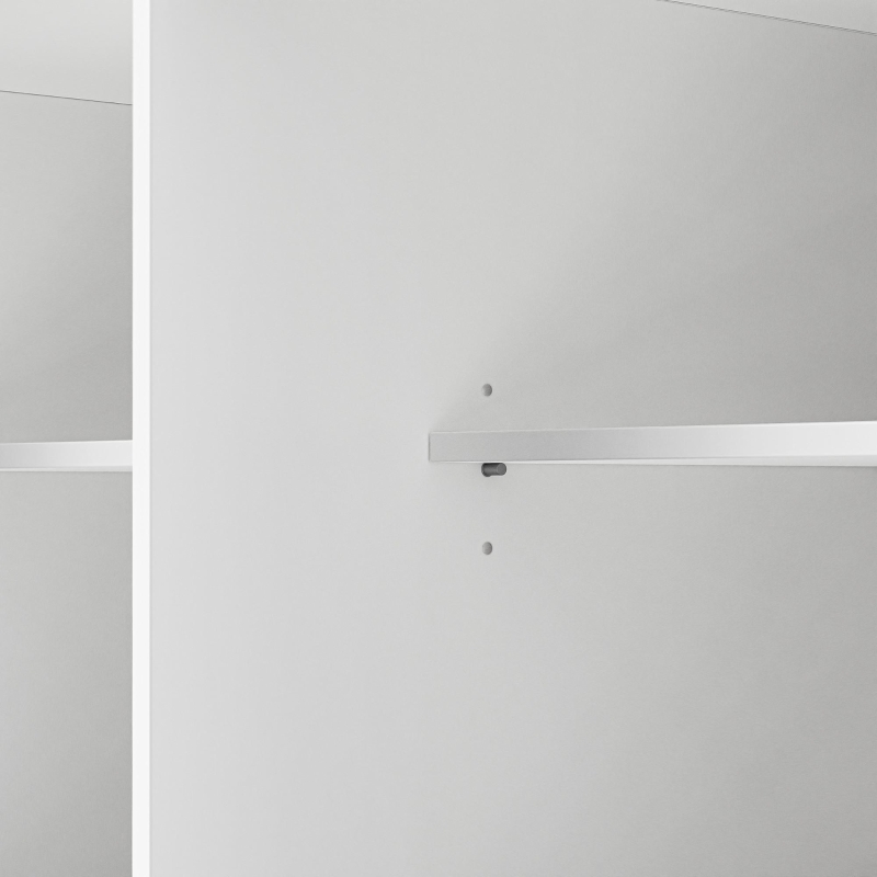 Kitchen Island with 2 Bar Stools, Power Outlet, Internal Rack, 5 Wheels, Drop Leaf, 2 Drawers, Adjustable Shelves, 48" L x 29.5" W x 37" H, White