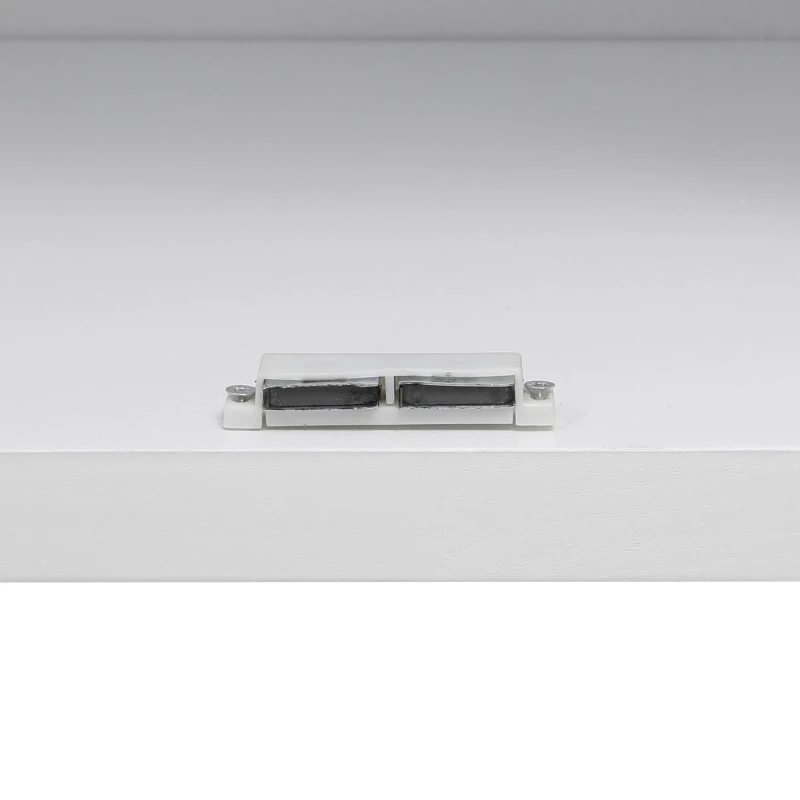 Kitchen Island with Drop Leaf and Power Outlet, Rolling Cart on Wheels, 4 Doors, Adjustable Shelves, Perfect for Kitchen and Dining Room, White