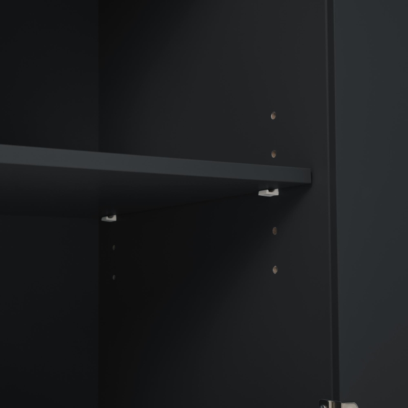 Kitchen Cart with Power Outlet, Drop Leaf, Wine Rack, Adjustable Shelves, Central Island with Lockable Wheels, 40" L x 29.5" W x 34" H, Black