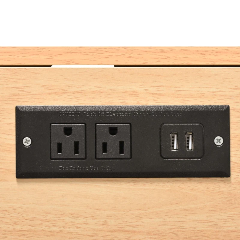 Kitchen Island Cart with Dual Drop Leaf, Power Outlet, Adjustable Shelves, Spice and Towel Rack, 3 Drawers, 56" L x 34" W x 36.5" H, White