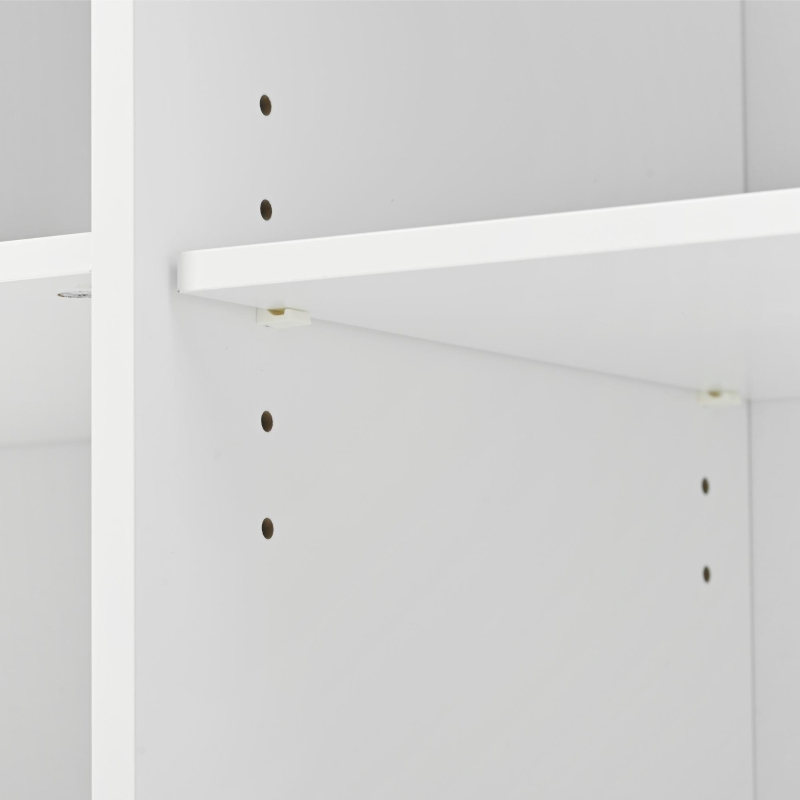 Kitchen Island with Power Outlet, Drop Leaf, Wine Rack, Adjustable Shelves, Utility Cart with Lockable Wheels, 40" L x 29.5" W x 34" H, White