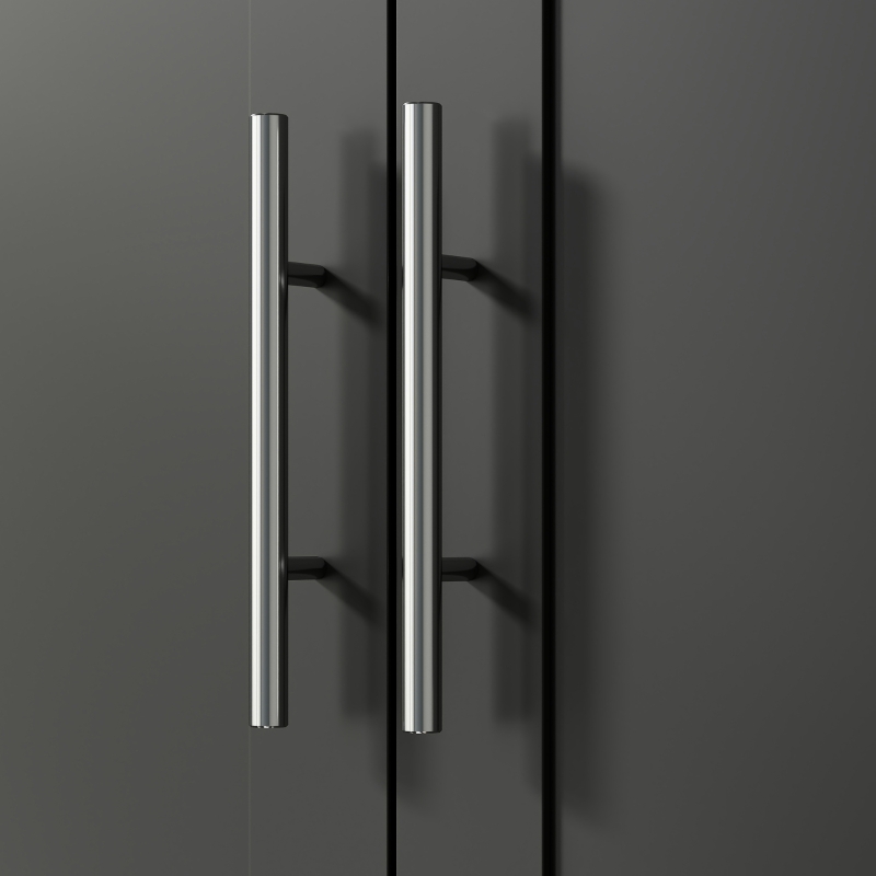 kleankin Bathroom Wall Cabinet, Medicine Cabinet, Toilet Storage Cabinet with Shelf for Living Room and Entryway, Black