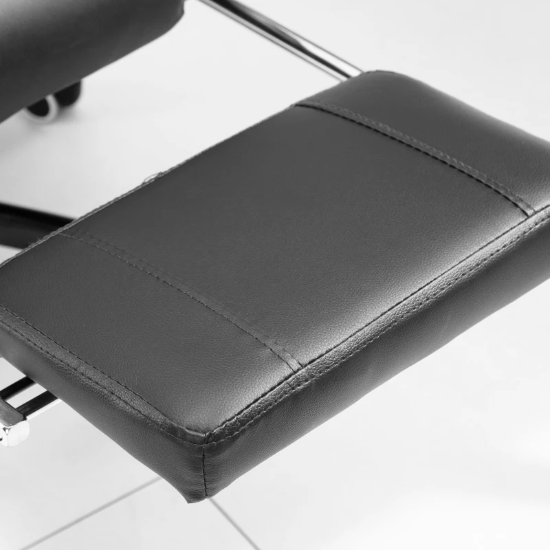 Vinsetto 7-Point Vibrating Massage Office Chair High Back Massaging Office Desk Chair with Lumbar Support, Footrest, Gray