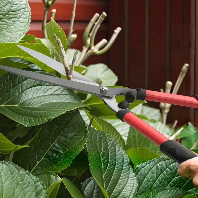 Outsunny 3 Pcs Pruning Shears Set with Hedge Shears, Lopper and Garden Secateurs, Garden Scissors Pruners for Gardening