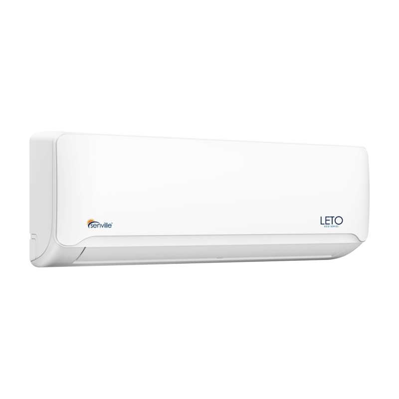 Senville 9000 BTU LETO Series Mini Split Air Conditioner Heat Pump with Inverter, Alexa Enabled, 4-in-1 System with Installation Kit, White