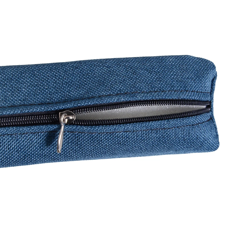 HOMCOM 6-Cubby Bookcase with Seat Cushion, Cube Storage Shelf with Reading Nook for Home Office, Study, Blue